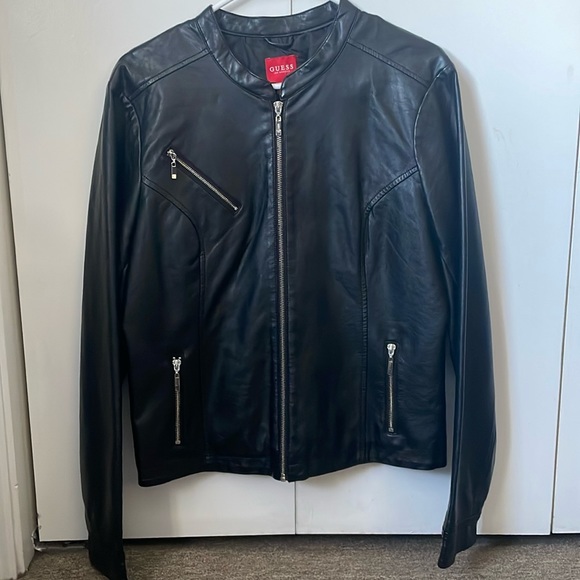 black leather jacket - Picture 1 of 5